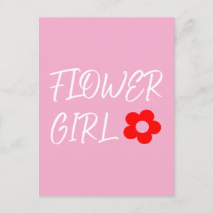 Flower Girl Postcard
