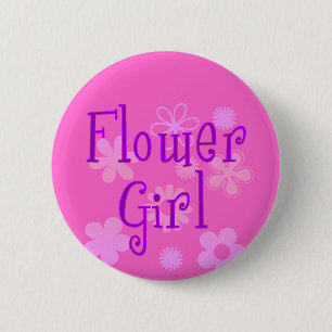 Flower Girl Products 6 Cm Round Badge