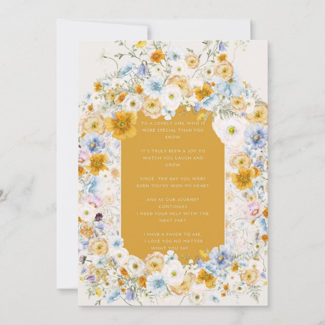 FLOWER GIRL PROPOSAL POEM (Front)