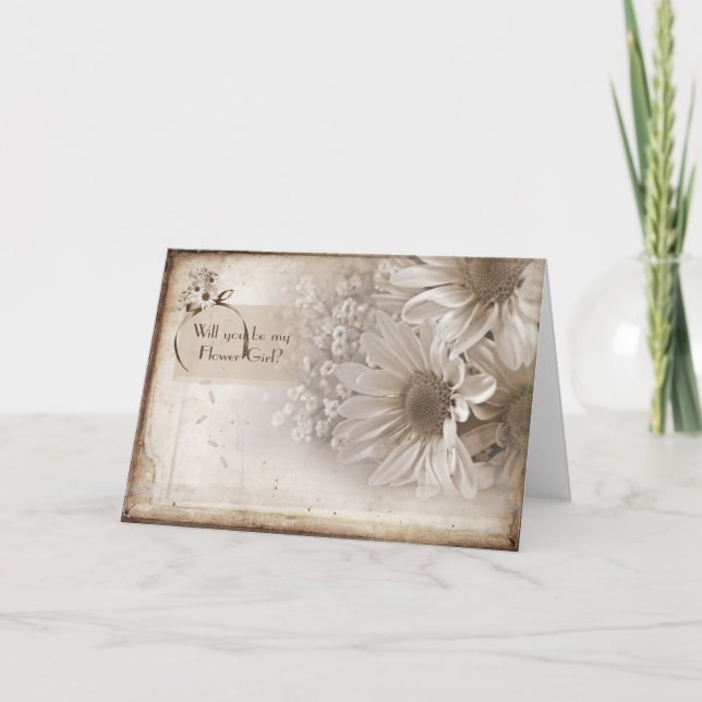 Flower Girl Request Invitation (Front)