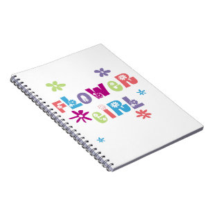Flower Girl Spiral Notebook