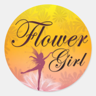 Flower Girl Sticker