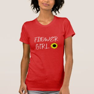 Flower Girl sunflower  T-Shirt