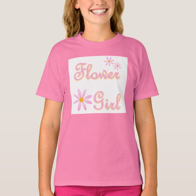 Flower girl t-shirt (Front)