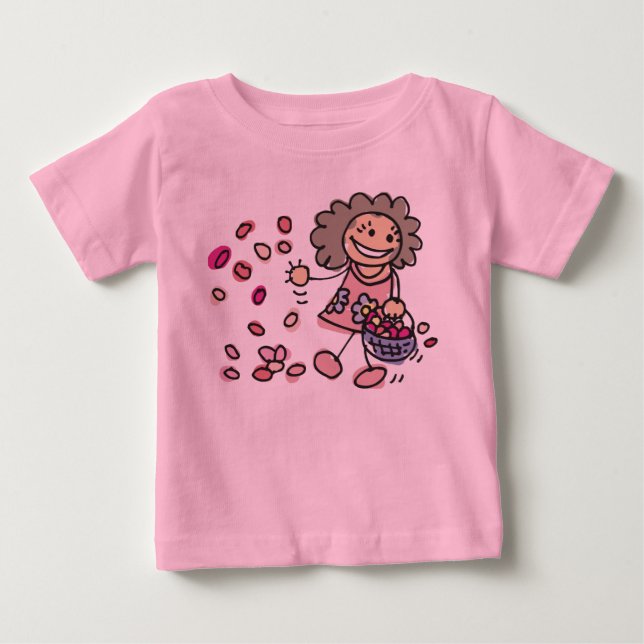 Flower Girl T-Shirt (Front)