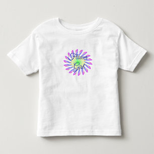 Flower Girl  Toddler Ruffle Wedding Dress T-Shirt