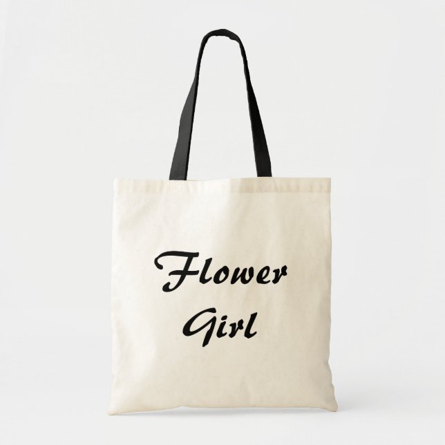 Flower Girl Tote Bag (Front)