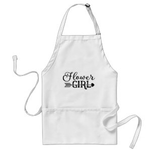 Flower Girl, Tribe Arrow, Wedding Party Standard Apron
