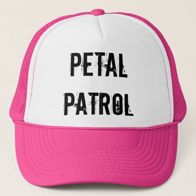 FLOWER GIRL TRUCKER HAT PINK (Front)