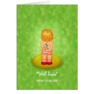 Flower Girl With Love From Daughter to Parents