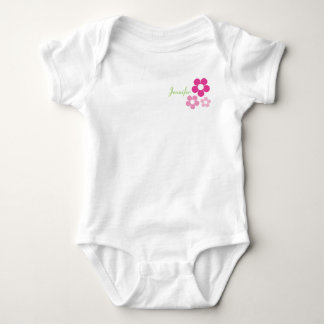 Flower Girl with Name - Infant Baby Bodysuit