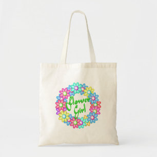 Flower Girl wreath Tote Bag