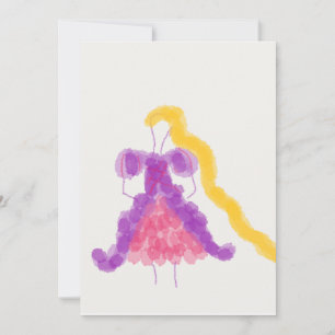 Flower Girls Princess Collection Rapunzel Card