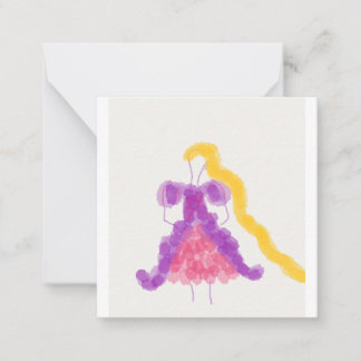 Flower Girls Rapunzel Card