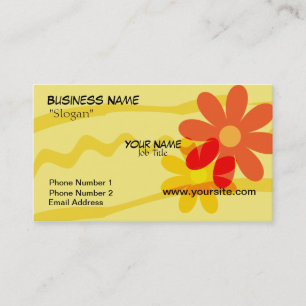 Flower/Girly Business Card Template