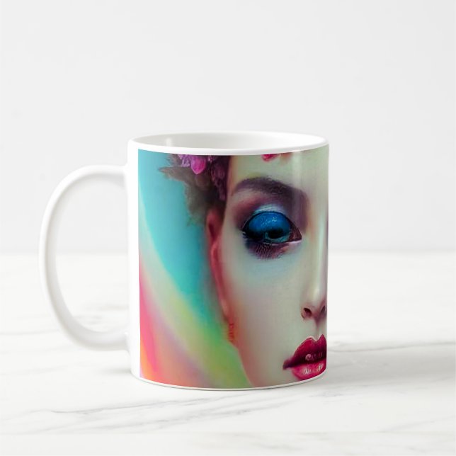 Flower Goddess  Coffee Mug (Left)