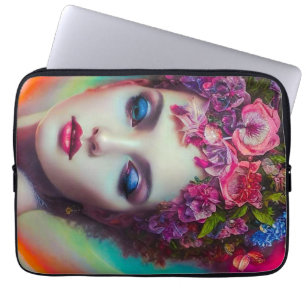 Flower Goddess Laptop Sleeve