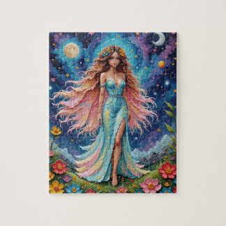 Flower goddess puzzle