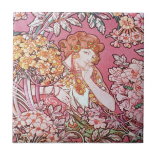Flower Goddess Tile