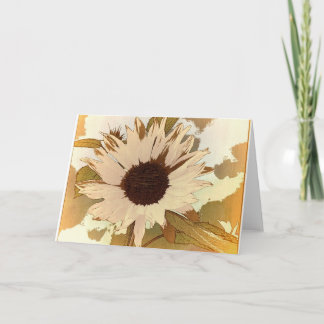 Flower greeting card