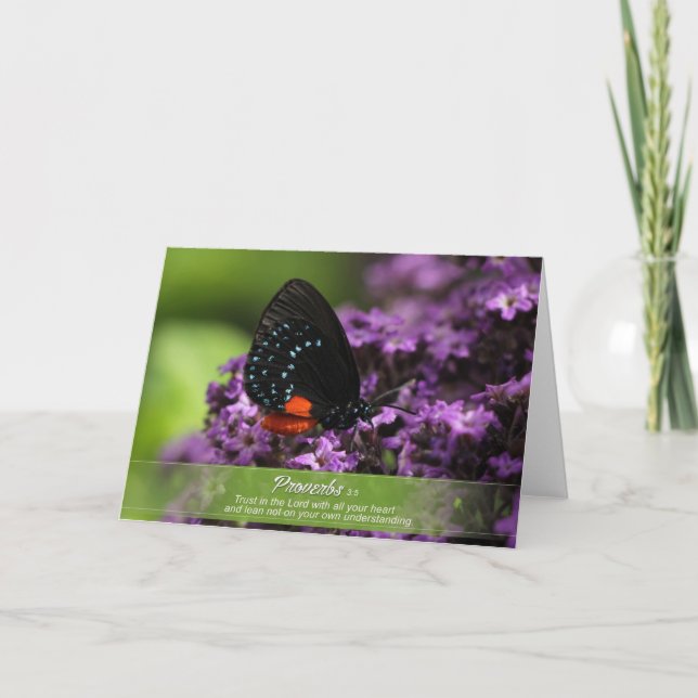 Flower greeting card (Front)