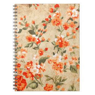 Flower grunge art notebook