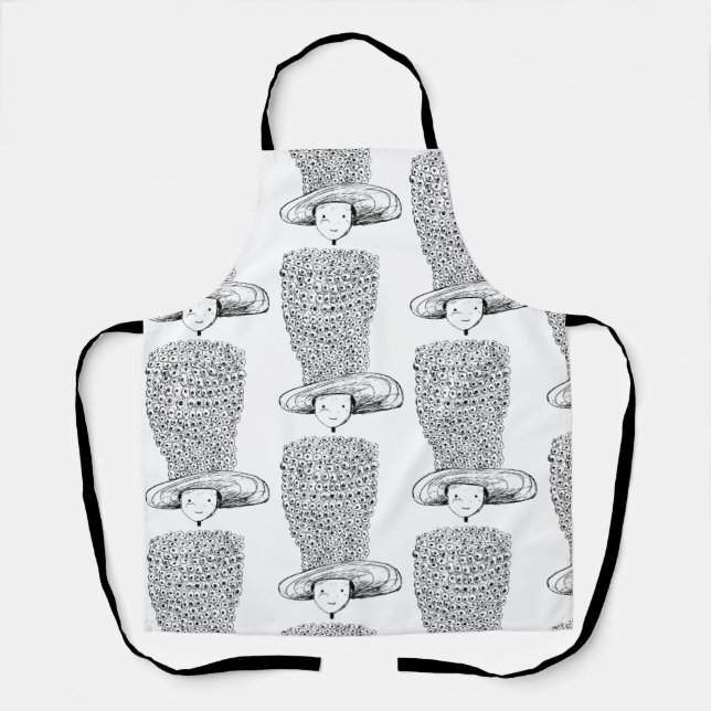 Flower Hat Apron (Front)