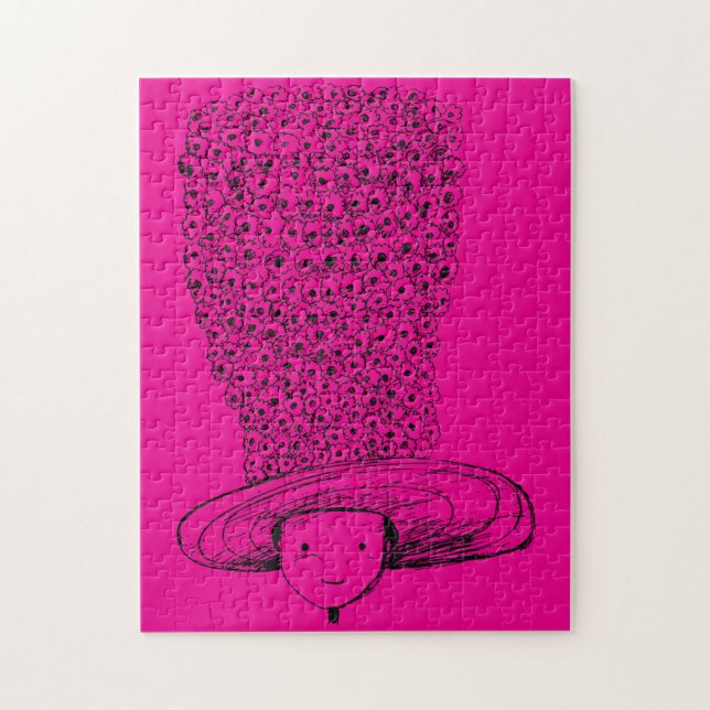 Flower Hat Jigsaw Puzzle (Vertical)