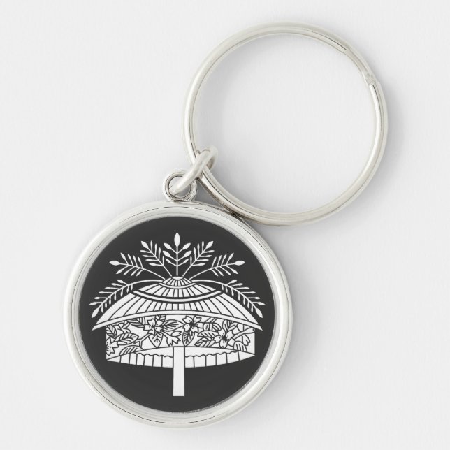 Flower hat key ring (Front)