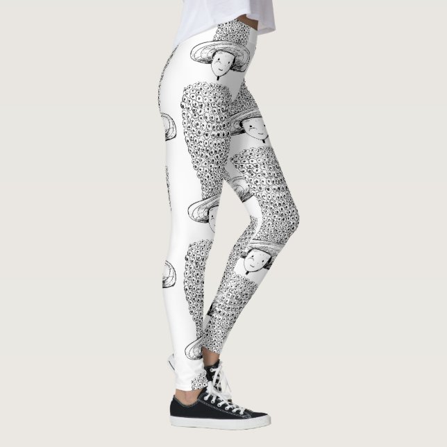 Flower Hat Leggings (Right)
