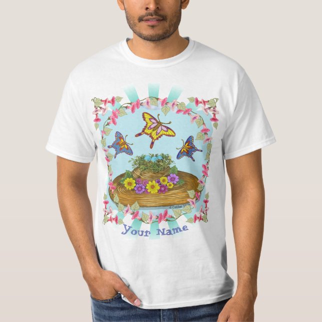 Flower Hat Nest  t-shirt (Front)