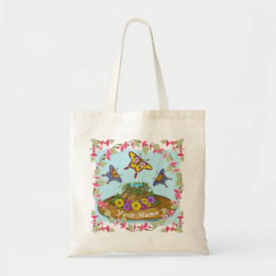 Flower Hat Nest Tote Bag
