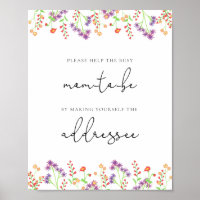 Flower Help the Busy Mum-to-Be Address an Envelope