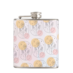 Flower Hip Flask