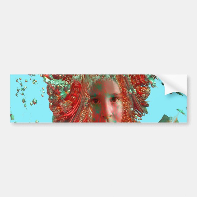 Flower Horizon Bumper Sticker (Front)