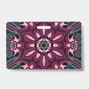 flower ID badge