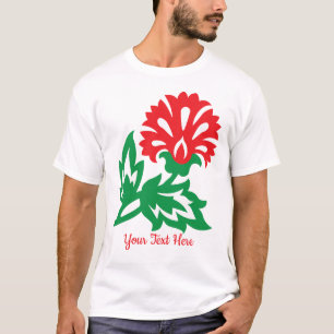 Flower Illustration – Elegant Floral Design T-Shirt