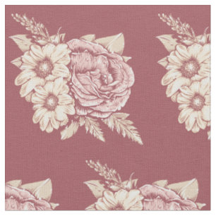 Flower Illustration fabric