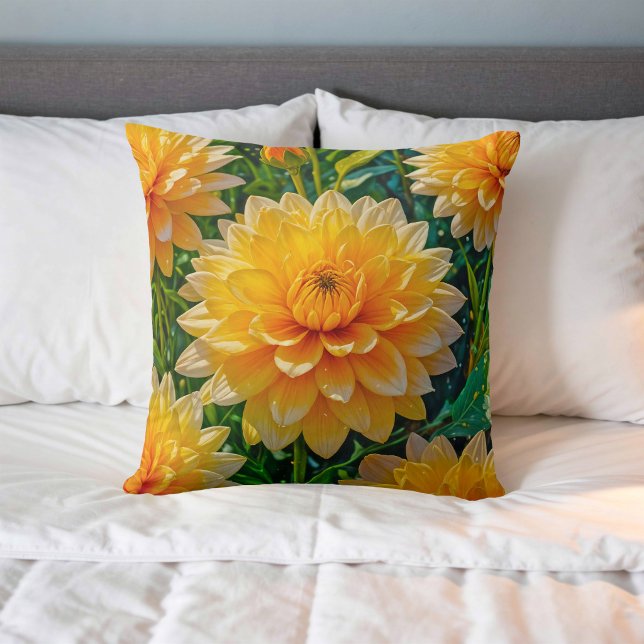 Flower Image No. 13, Floral Series, Throw Pillow (Creator Uploaded)