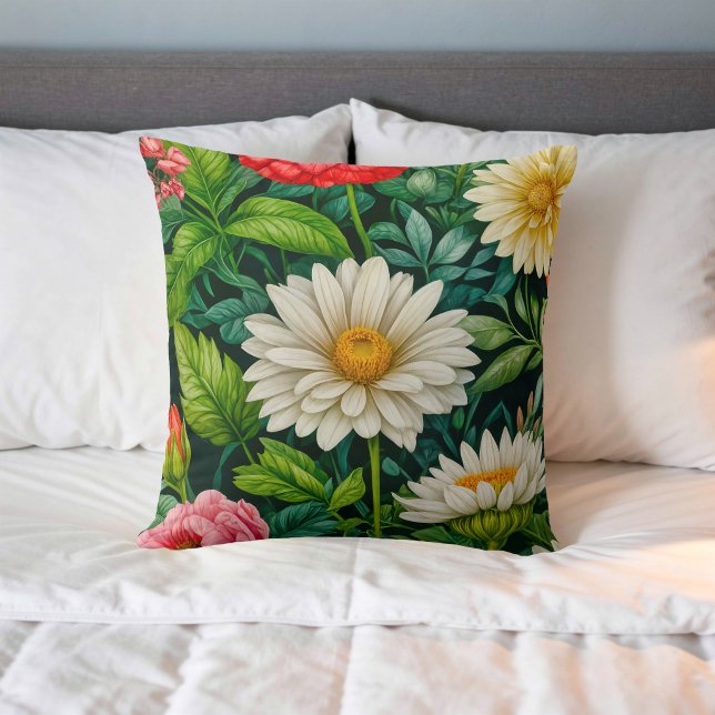 Flower Image No. 14, Floral Series, Throw Pillow (Creator Uploaded)