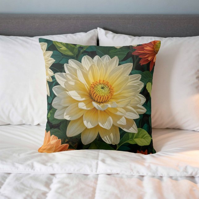 Flower Image No. 17, Floral Series, Throw Pillow (Creator Uploaded)