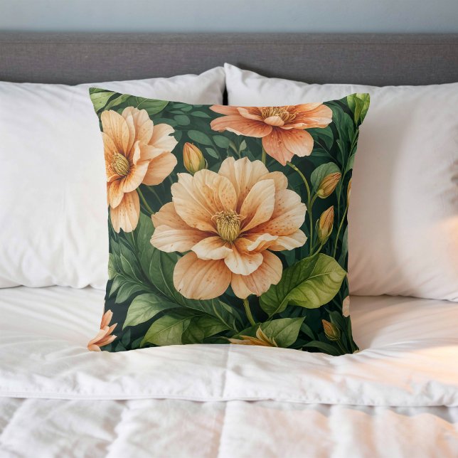 Flower Image No. 18, Floral Series, Throw Pillow (Creator Uploaded)