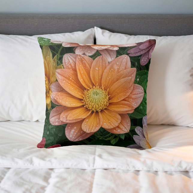 Flower Image No. 20, Floral Series, Throw Pillow (Creator Uploaded)