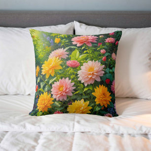 Flower Image No. 23, Floral Series, Throw Pillow