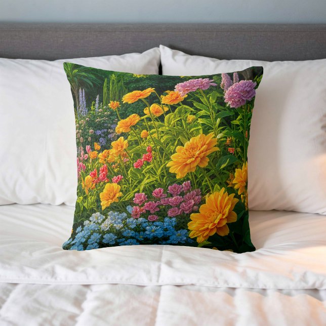 Flower Image No. 24, Floral Series, Throw Pillow (Creator Uploaded)