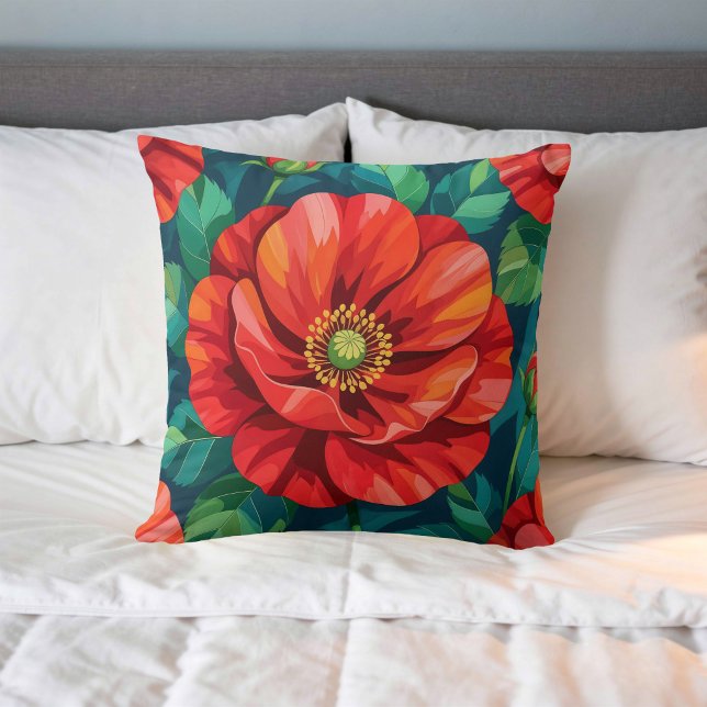 Flower Image No. 25, Floral Series, Throw Pillow (Creator Uploaded)