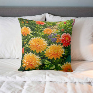 Flower Image No. 26, Floral Series, Throw Pillow