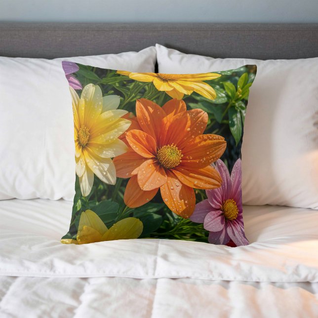 Flower Image No. 27, Floral Series, Throw Pillow (Creator Uploaded)