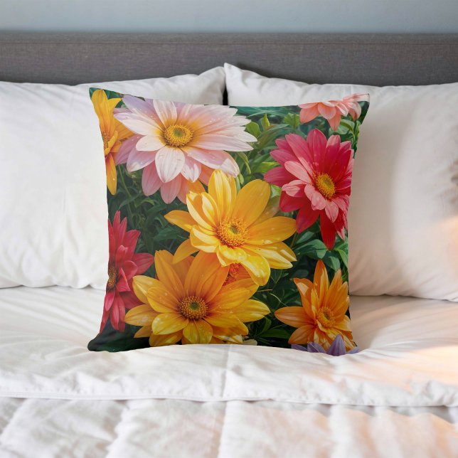 Flower Image No. 28, Floral Series, Throw Pillow (Creator Uploaded)