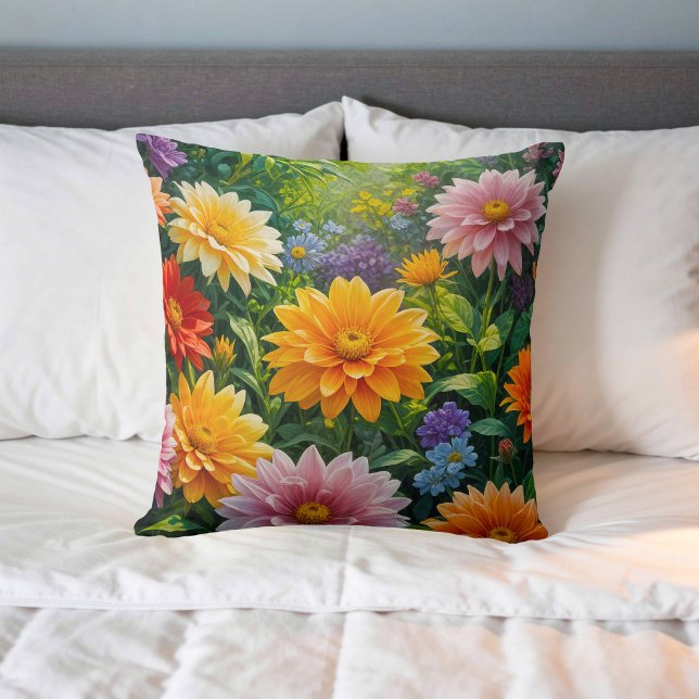 Flower Image No. 29, Floral Series, Throw Pillow (Creator Uploaded)